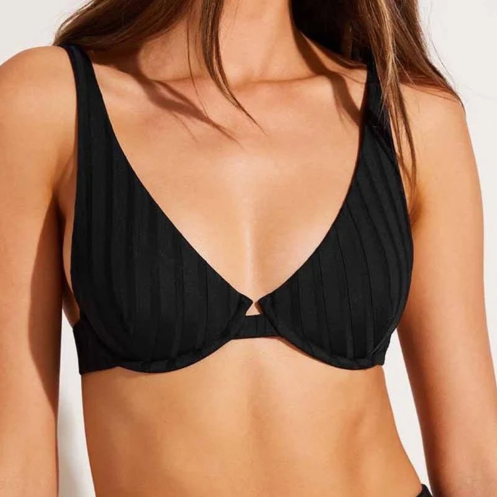 VITAMIN A NWT black small underwire top